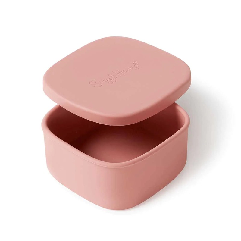 Snuggle Hunny - Silicone Snack Box | Rose