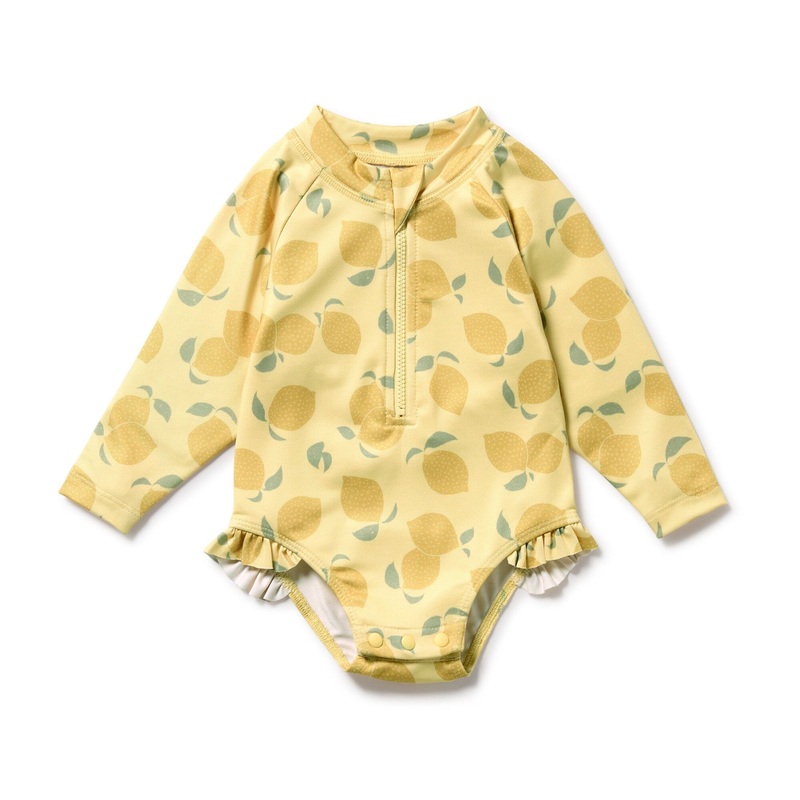 Wilson & Frenchy - Long Sleeved Swimsuit | Lemon Drop