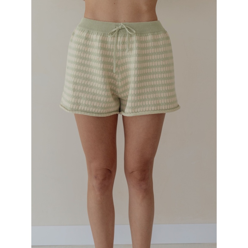 Ziggy Lou - Women's Knit Shorts | Tallow