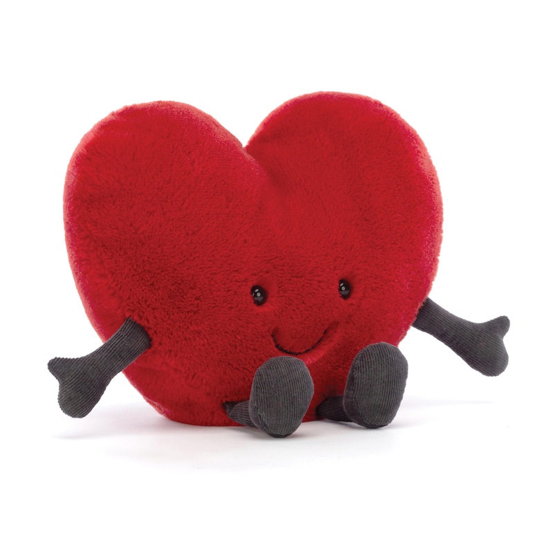 Jellycat Amuseable - Red Heart Large - Retired