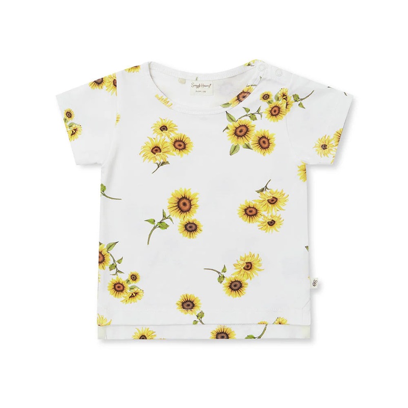 Snuggle Hunny - Organic T-Shirt | Sunflower