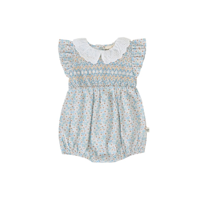 Goldie & Ace - Lani Smocked Romper | Sunny Floral