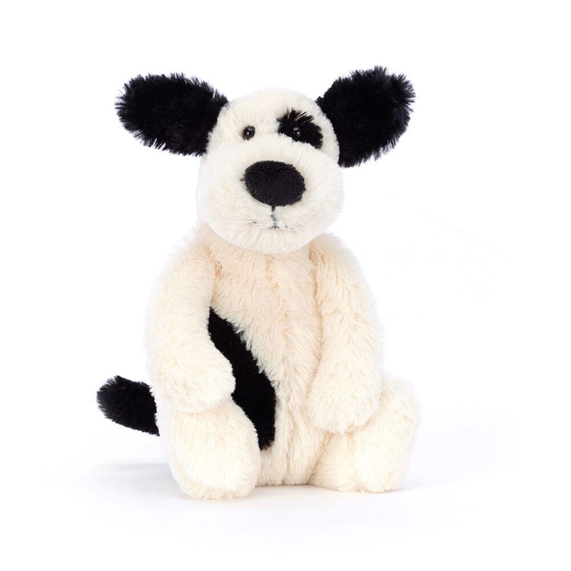 Jellycat - Little (Small) | Bashful Black & Cream Puppy