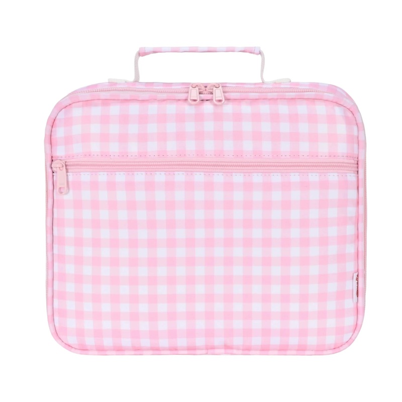 Kinnder - Junior Insulated Lunch Bag | Pink Gingham