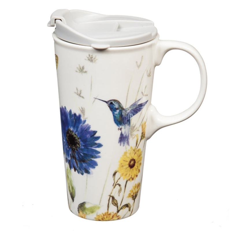 Floral Garden Ceramic Travel Cup 3CTC046846