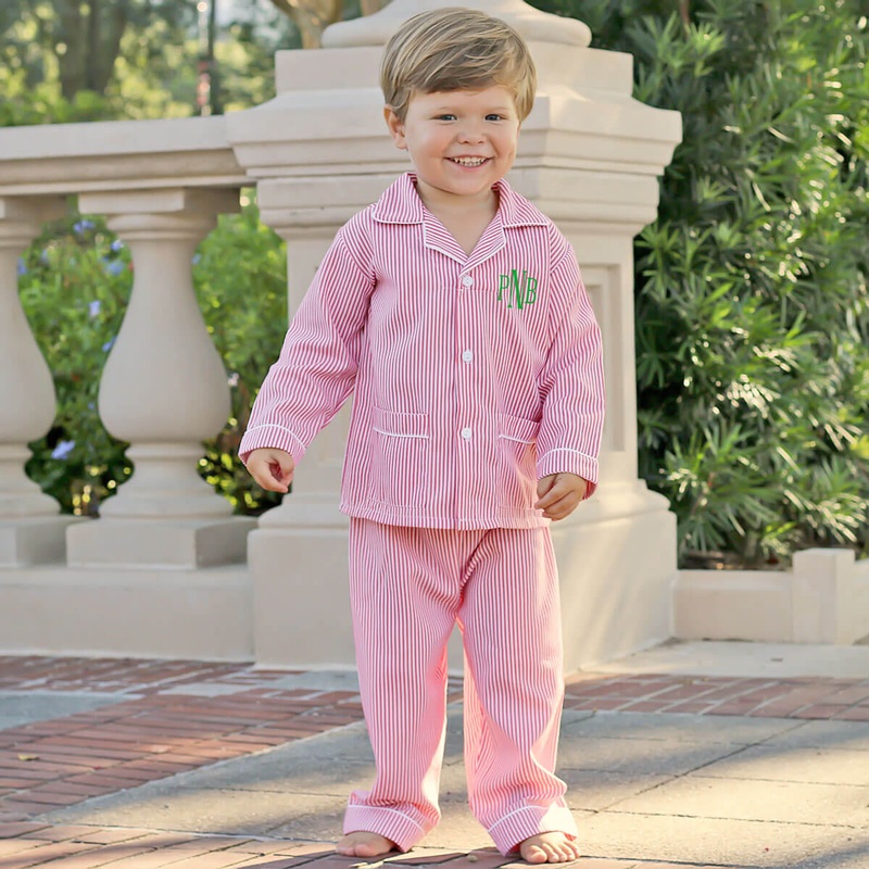 Red Stripe Classic Pajamas