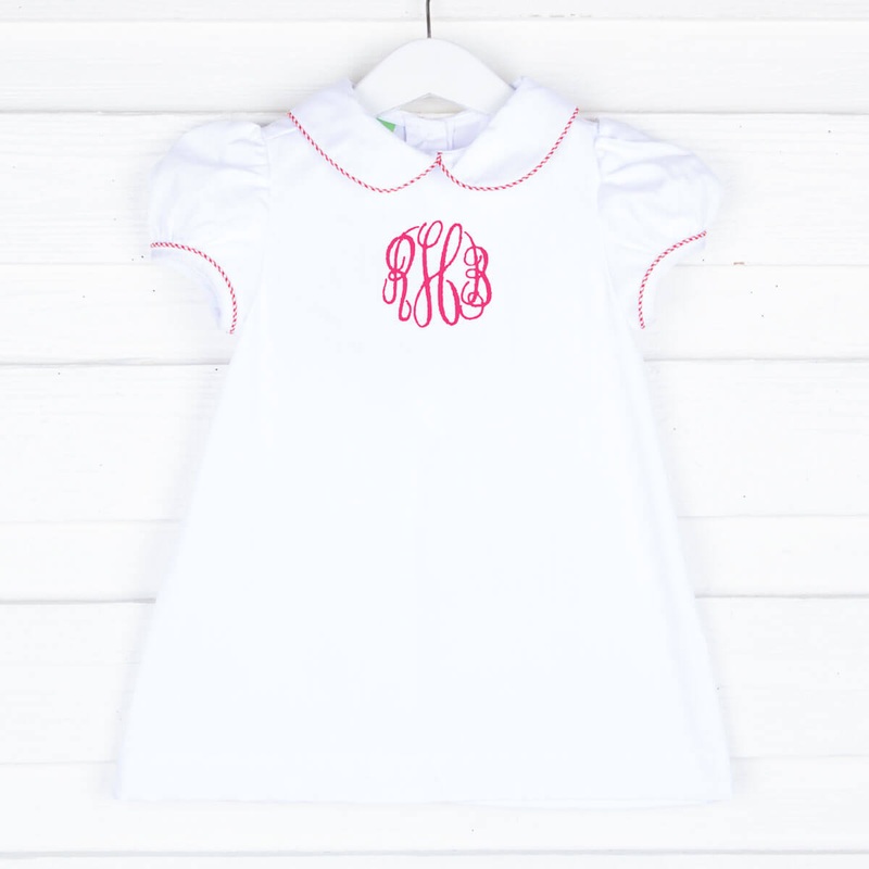 White Pique Sally Dress