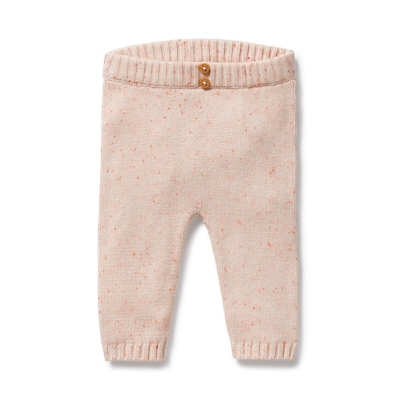 Wilson & Frenchy - Organic Knitted Legging | Fairy Floss