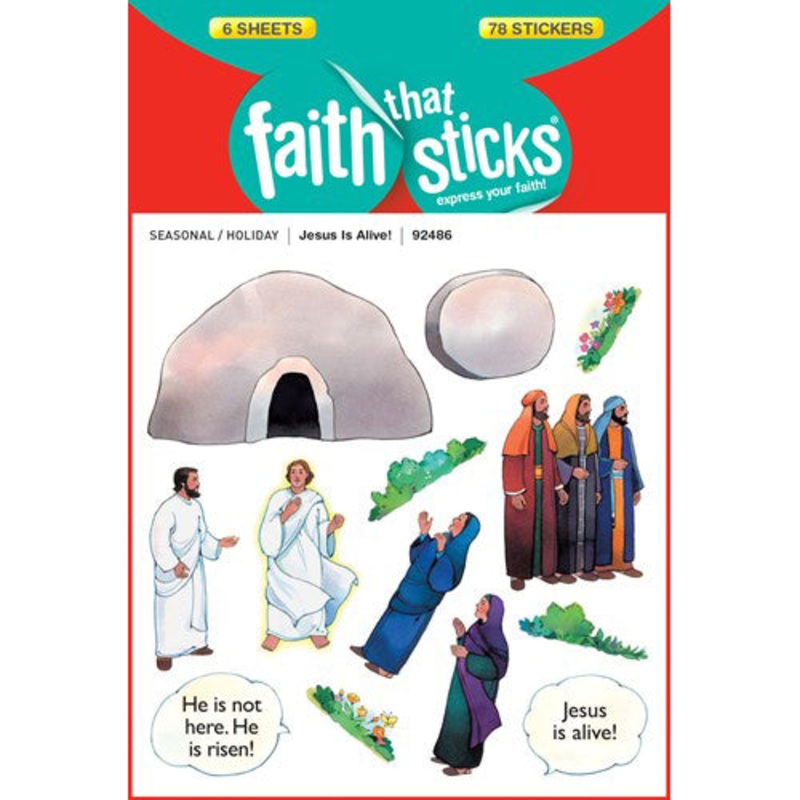 Jesus is Alive Stickers 92486