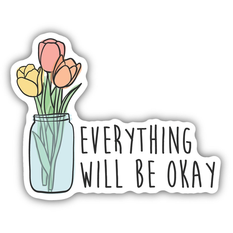 Tulip Jar Sticker 1721-LSTK