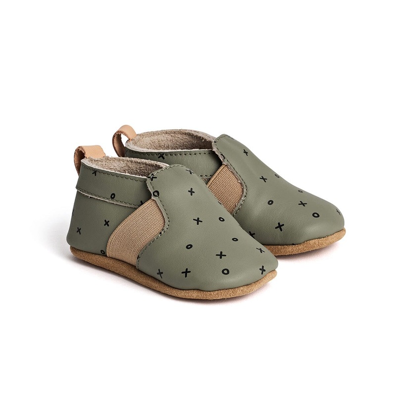 BABY SLIP-ON (Khaki XO)