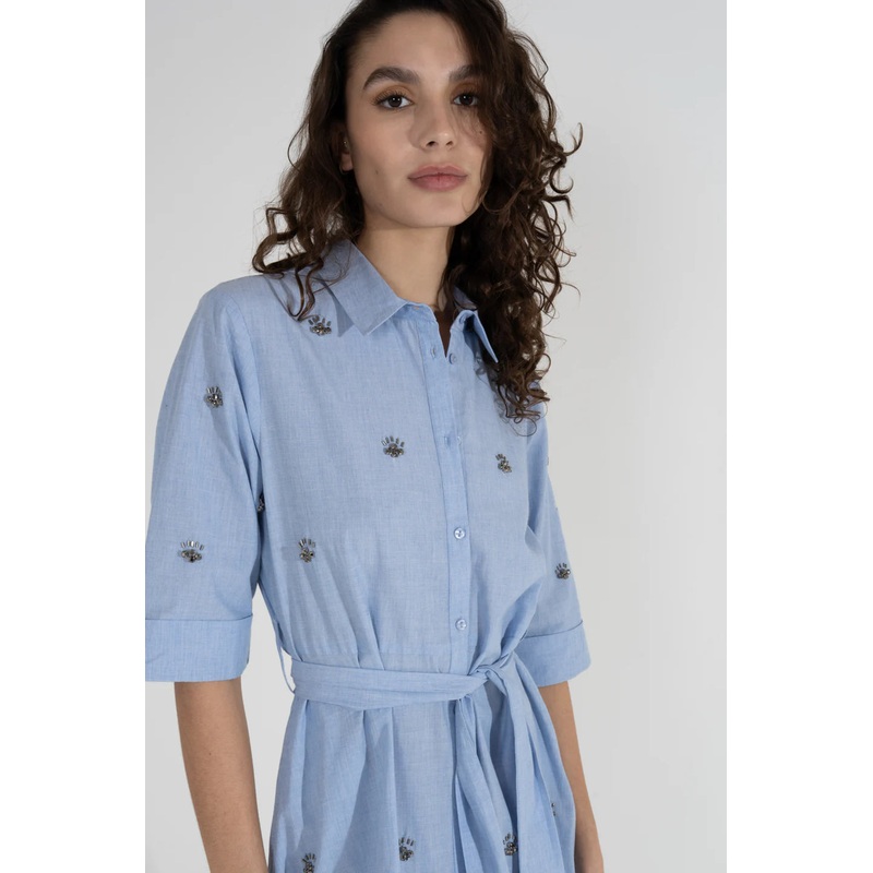 BONY Blue Maxi Dress