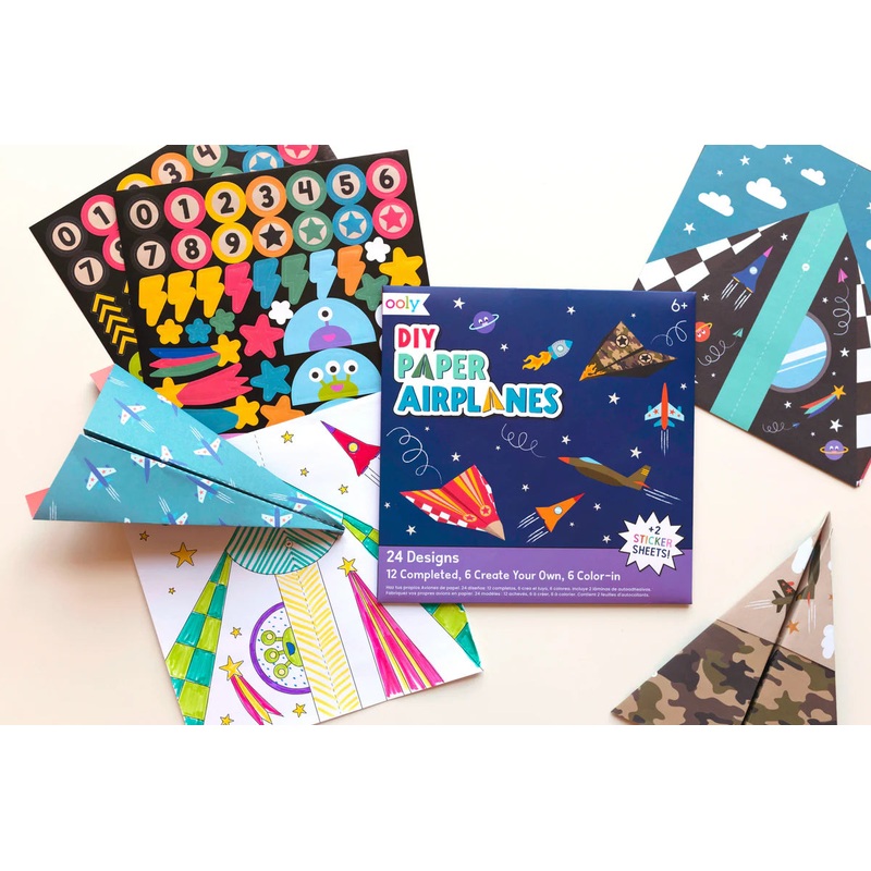 DIY Paper Air Planes - Set of 24 Designs