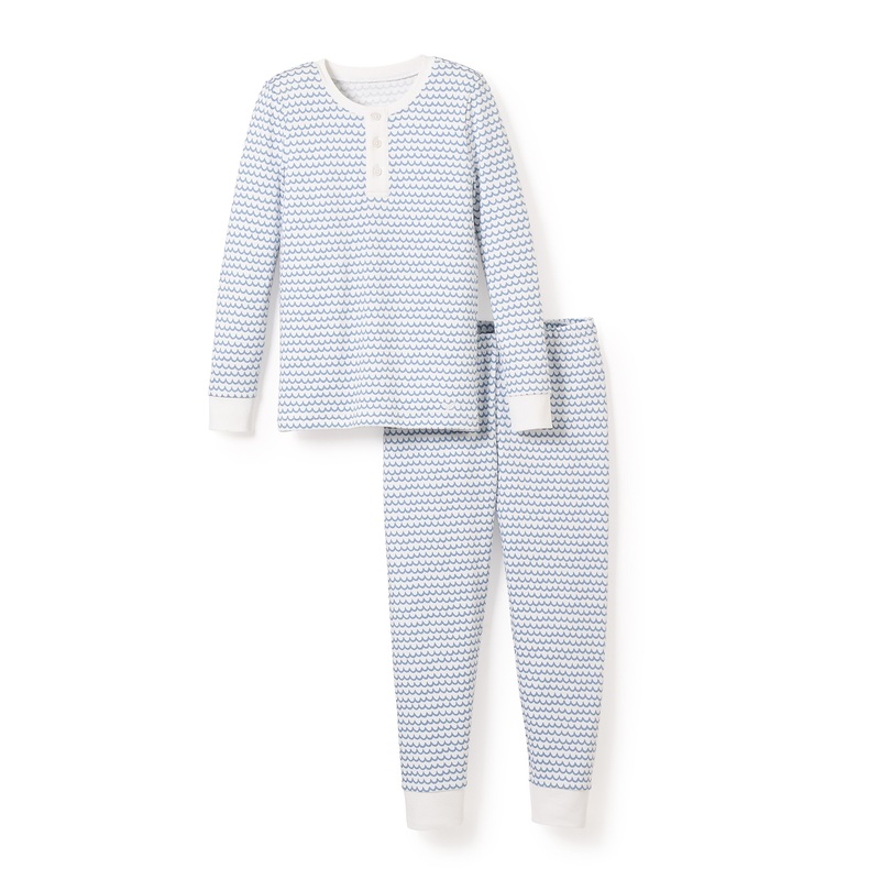 Kids Pima Snug Fit Pajama Set in La Mer