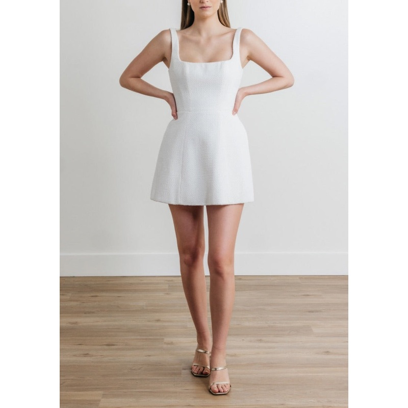 Misia Dress in Ivory