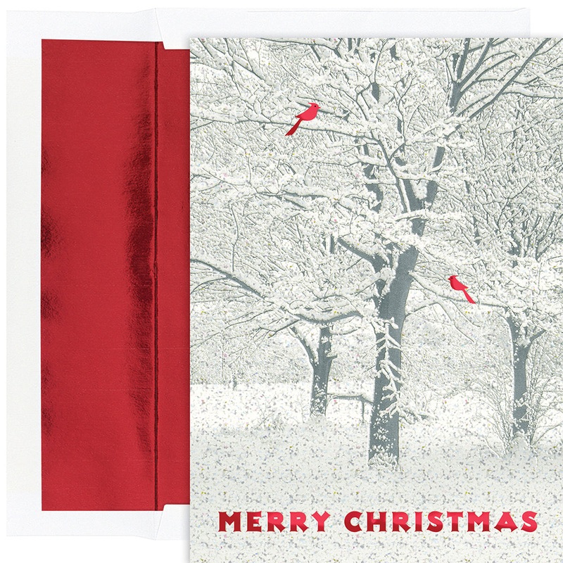 Snowy Trees Christmas Boxed Cards 915300