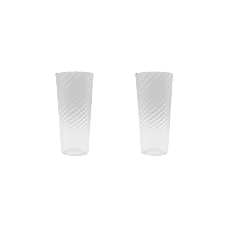 Zephyr Champagne Glass in Clear, Set of 2