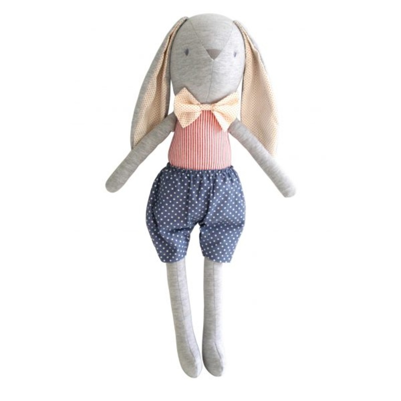 Louie Bunny Toy - French Blue