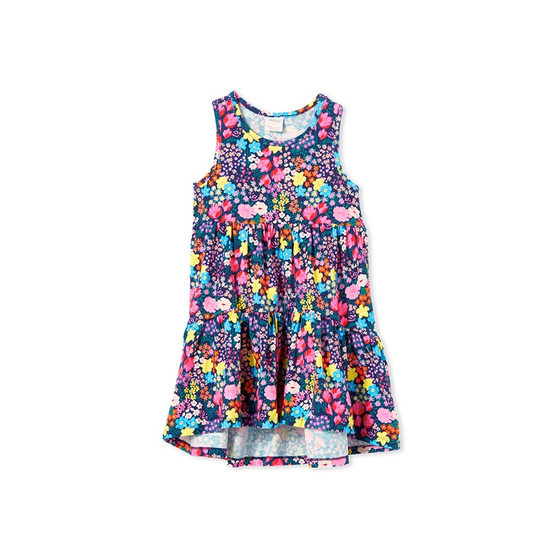 Milky Meadow Dress in Multi Colour
