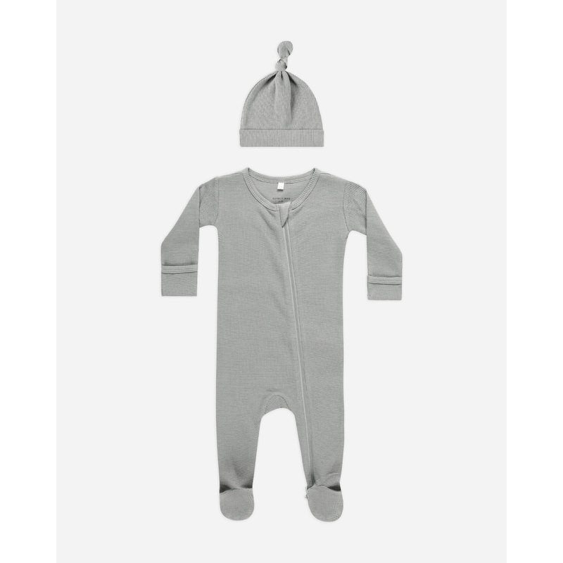 Waffle Sleep Set || Dusty Blue