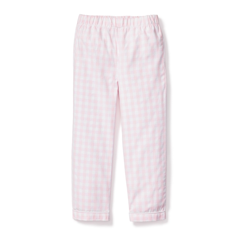 Childrens Pink Gingham Pajama Pants