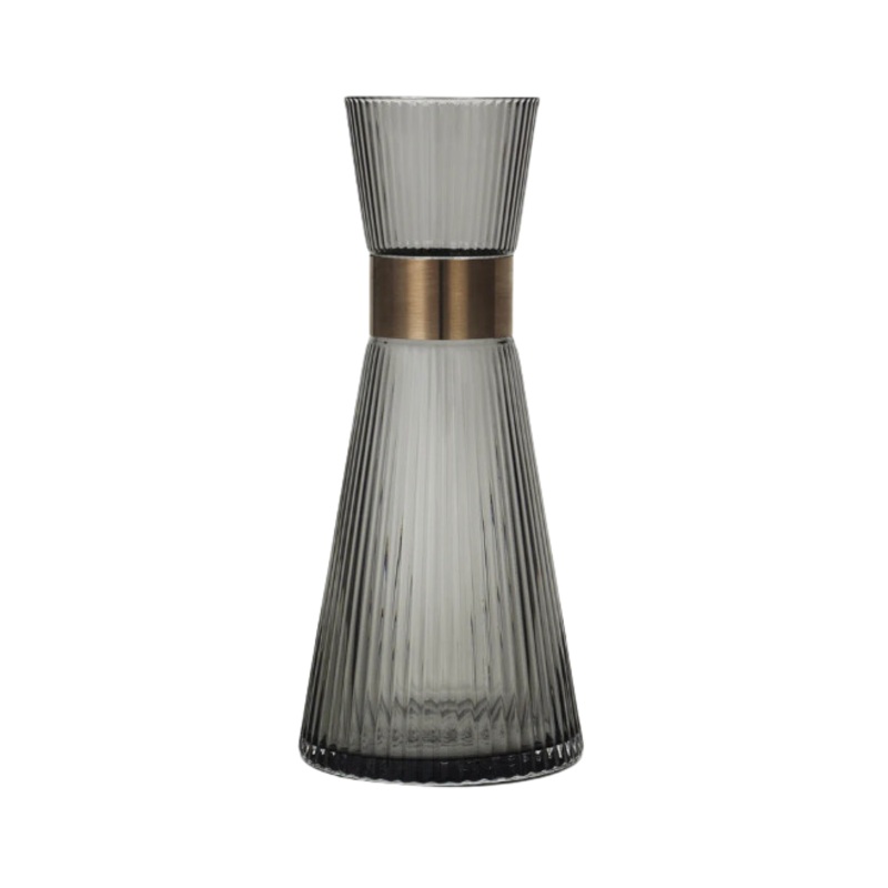 GC Nouveau Water Carafe in Smoke