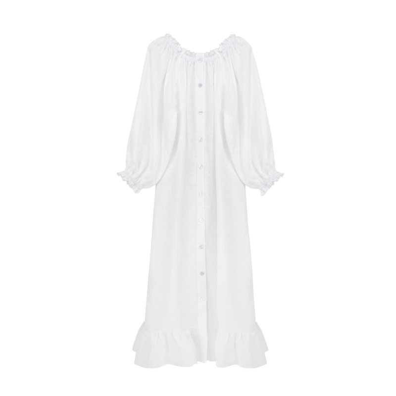 Loungewear Dress in White