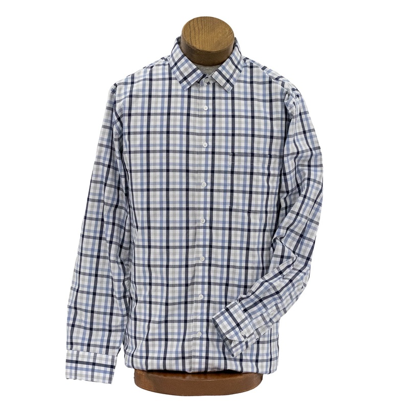 Men's Plaid Casual Dress Shirt WC540