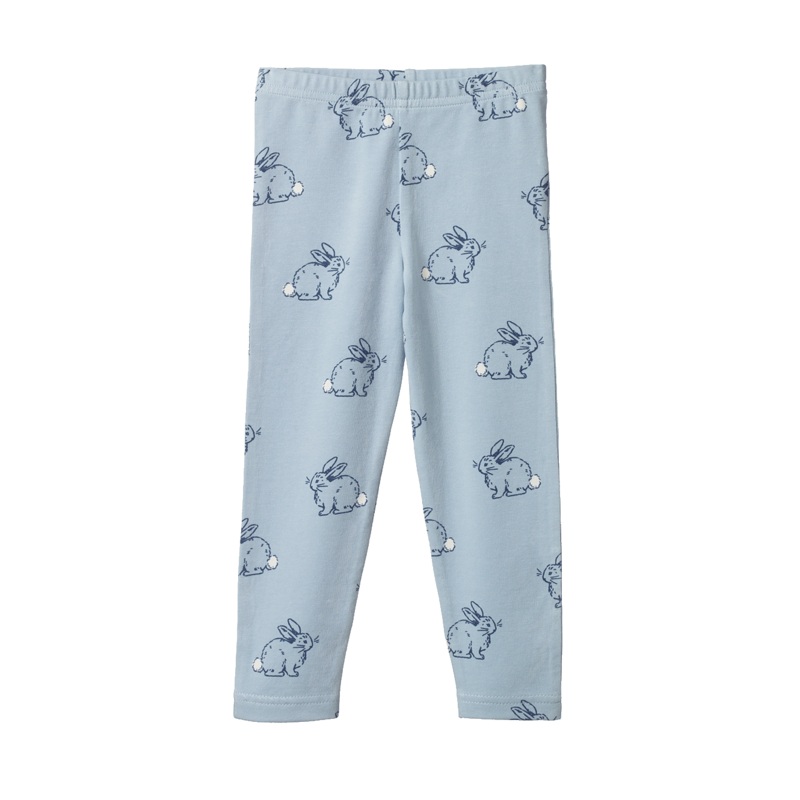 Nature Baby cottage bunny  print leggings