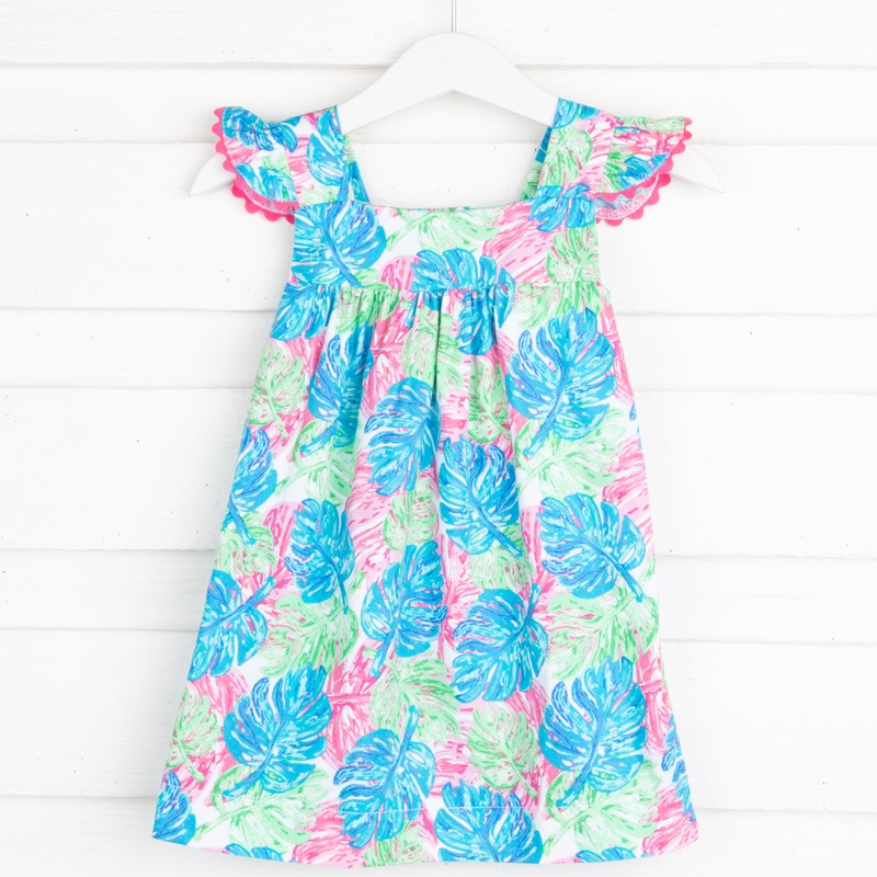 Palm Print Amy Dress