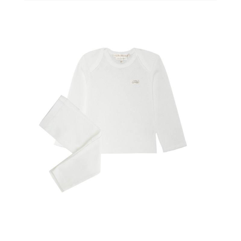 Pointelle Cotton Two Piece Set