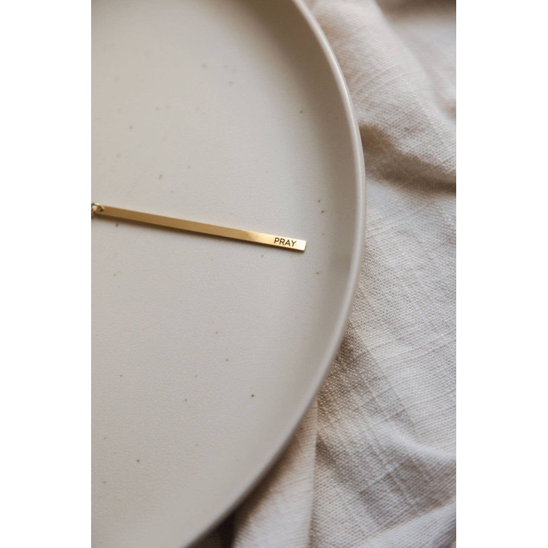 Pray Minimal Bar Pendant