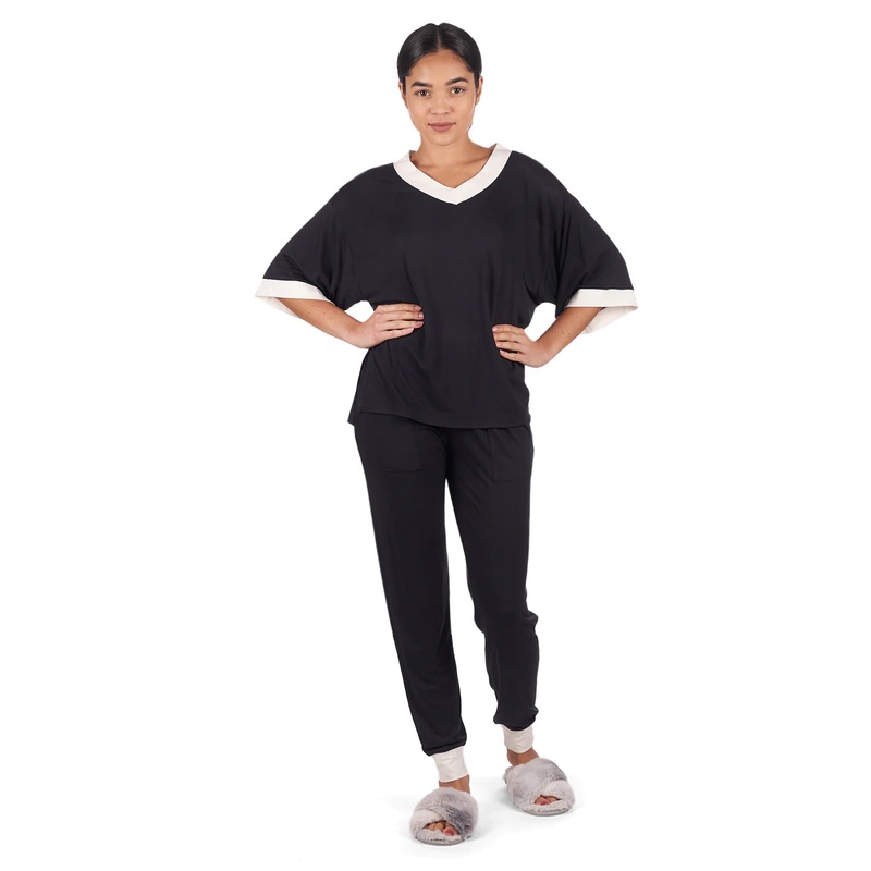 SALE Contrast Modal Pant Set