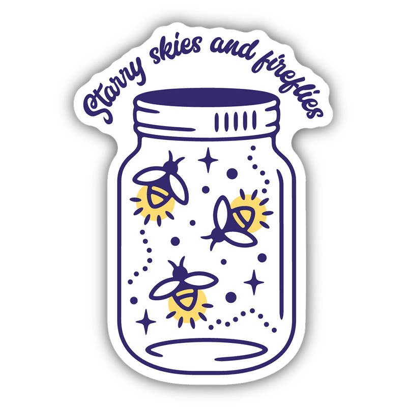 Starry Skies and Fireflies Sticker 2438-LSTK