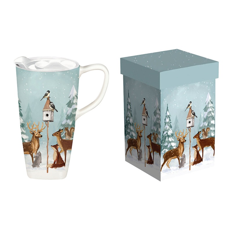 Animal Friends Ceramic Travel Cup 3CLC97124