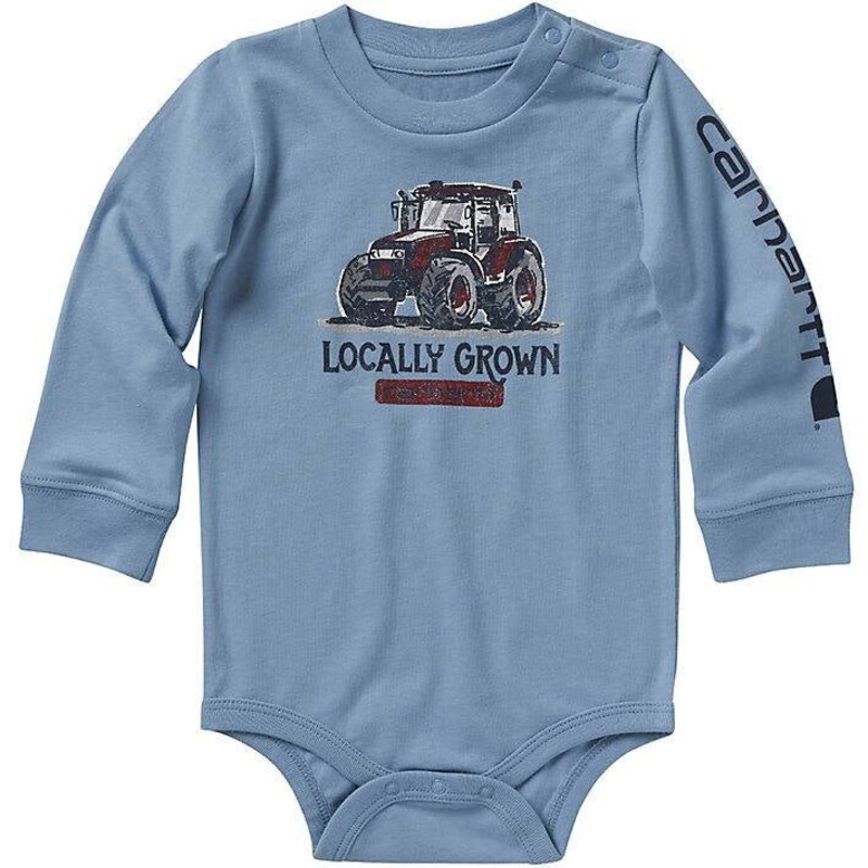 Boys' Long-Sleeve Tractor Bodysuit CA6309