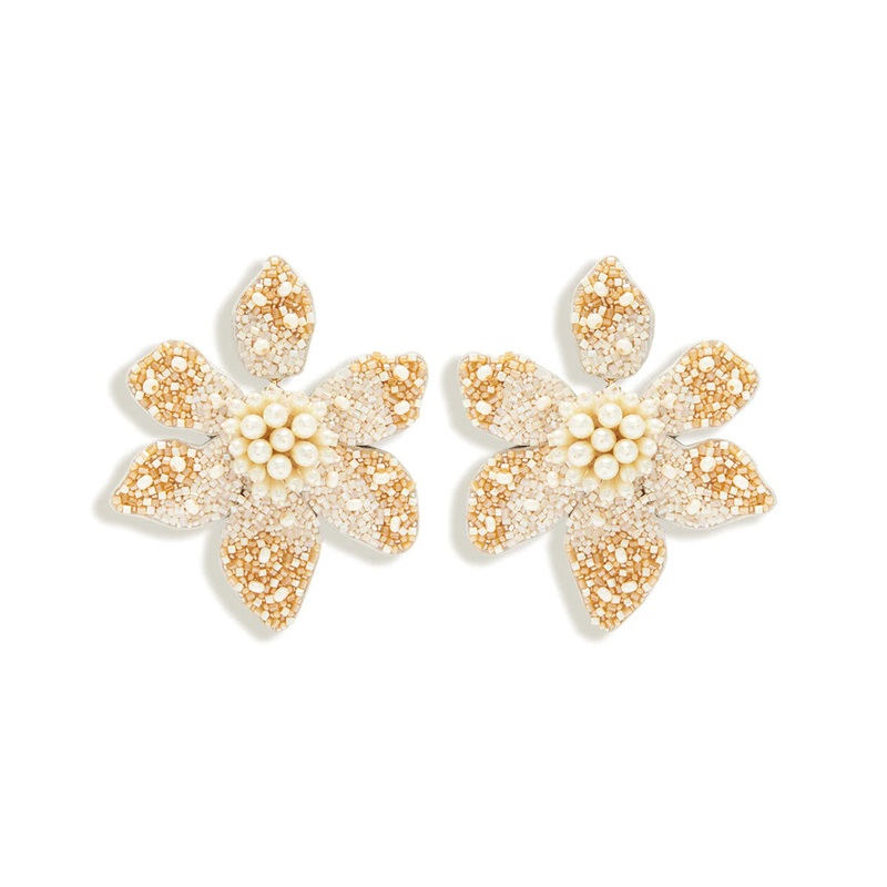 Camellia Pearl Earring