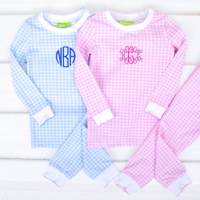 Gingham Pajamas