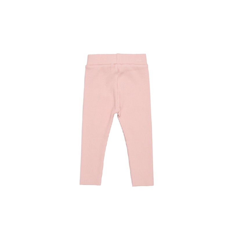 Huxbaby Rib leggings Rosebud in pink
