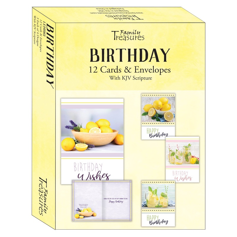 Lemons Birthday Boxed Cards FT22733