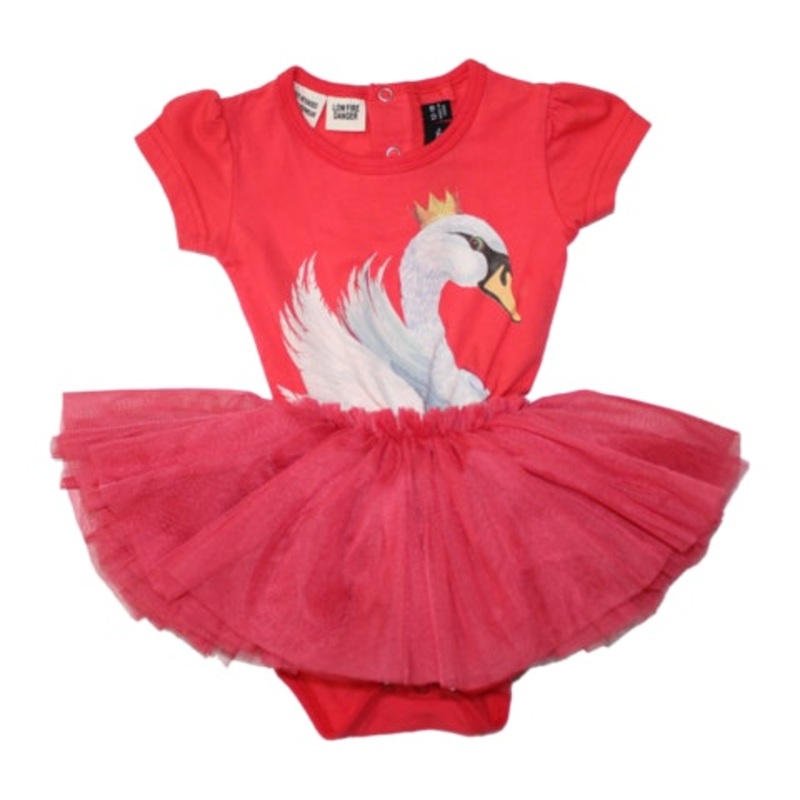 Swan Lake Circus Dress in red