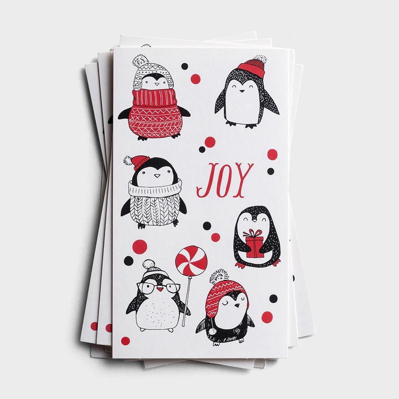 Warm Penguins Boxed Christmas Cards 16 count J3370