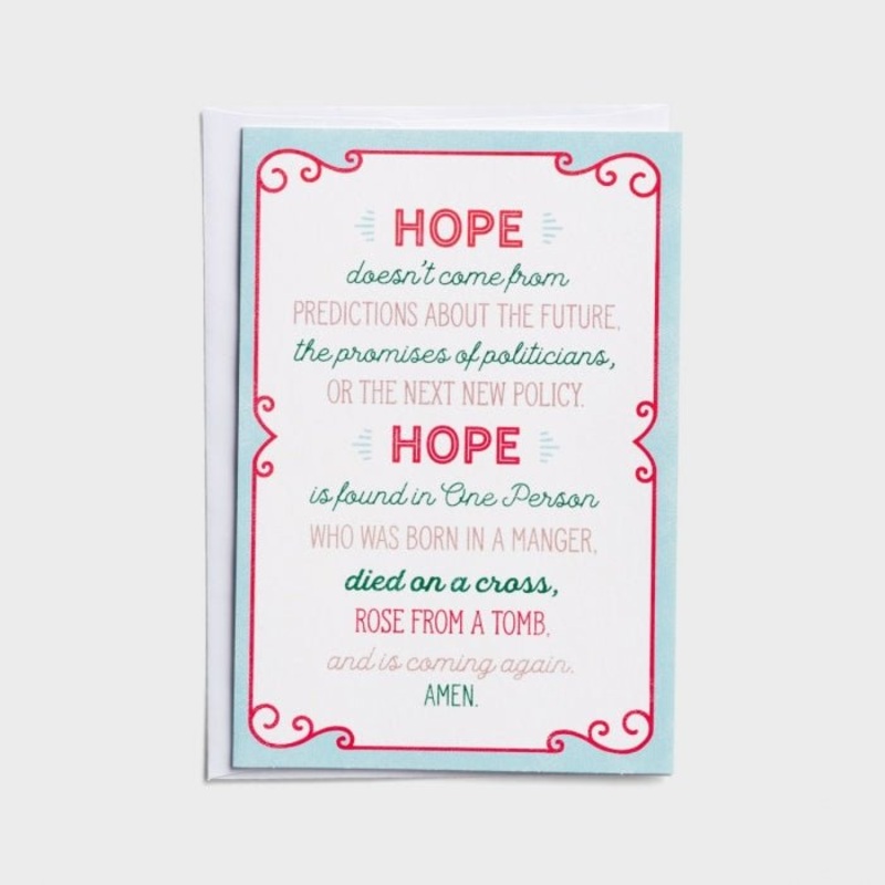 Hope is Found Boxed Christmas Cards 18-count J6344