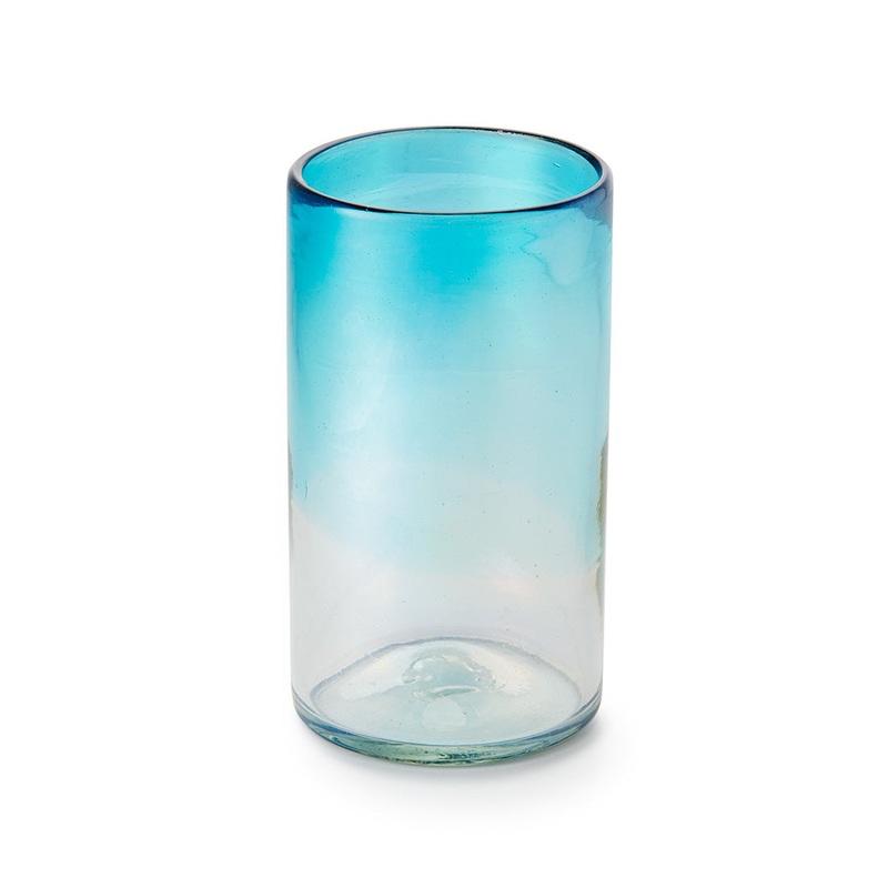 Iridescent Ombr Turquoise Highball