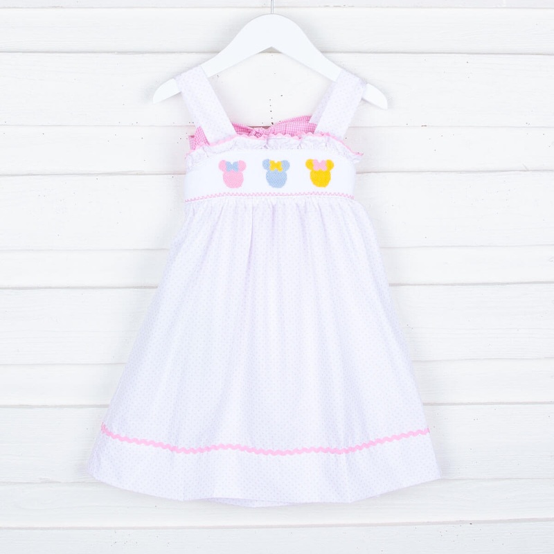 Sweet Mouse Ears Tie Back Dress