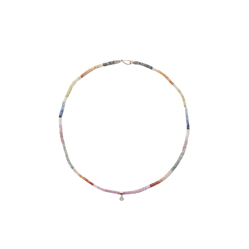 14k Sapphire Mix Madagascar Necklace