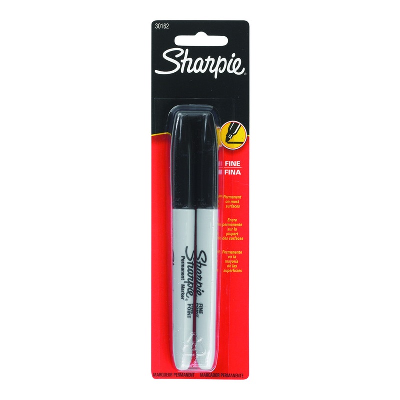 Black Fine Tip Permanent Marker 301