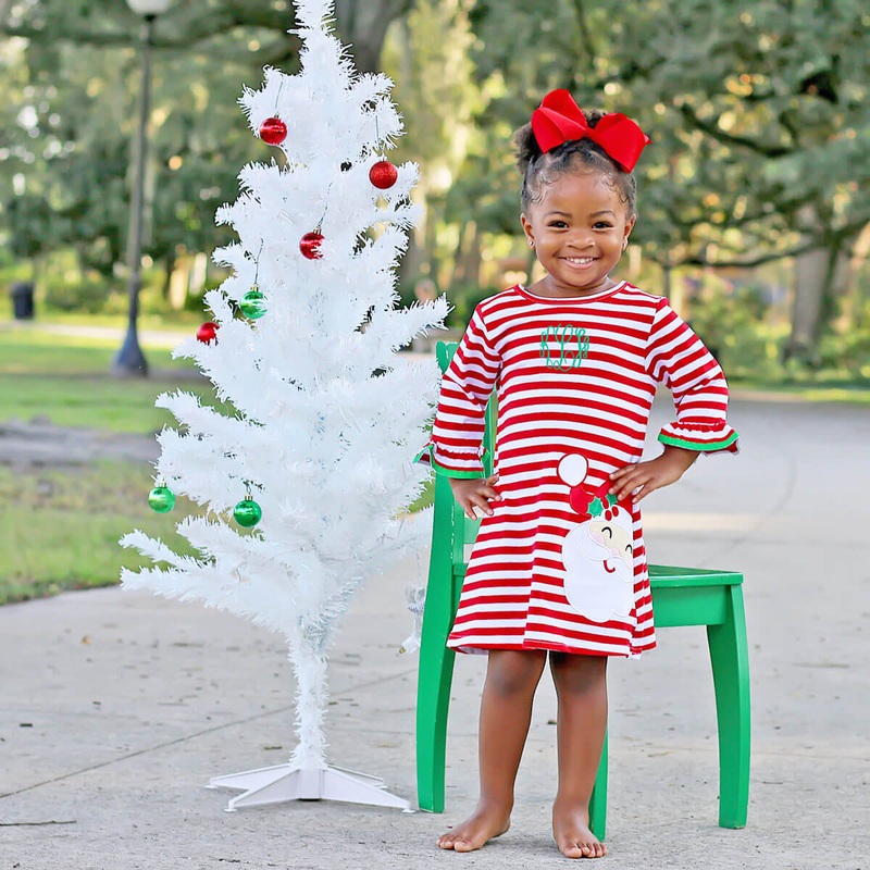 Happy Santa Red Stripe Milly Dress TZ3158999298