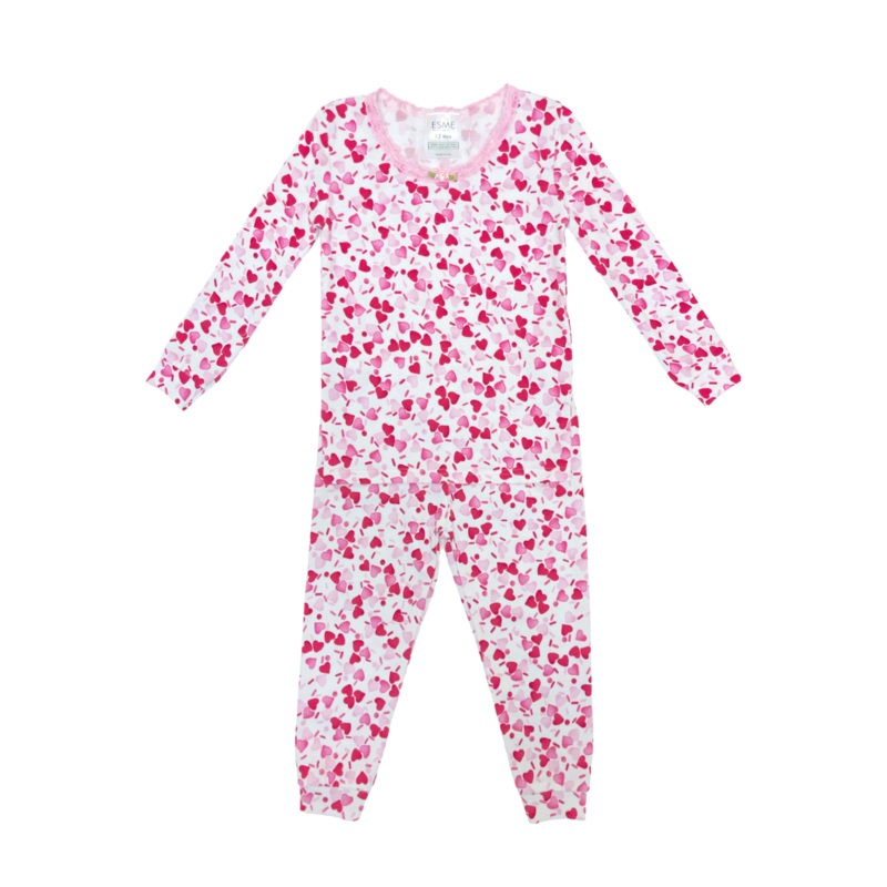Heart Sprinkles Two Piece Pajamas