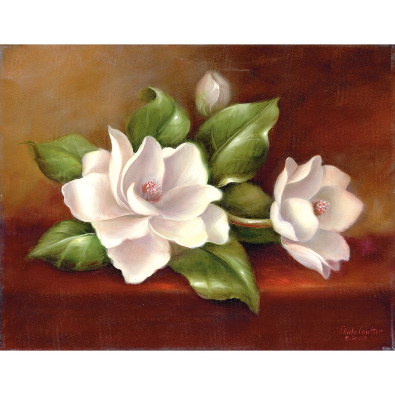 Masterpiece Paint by Numbers Classic Magnolias POM-SET15